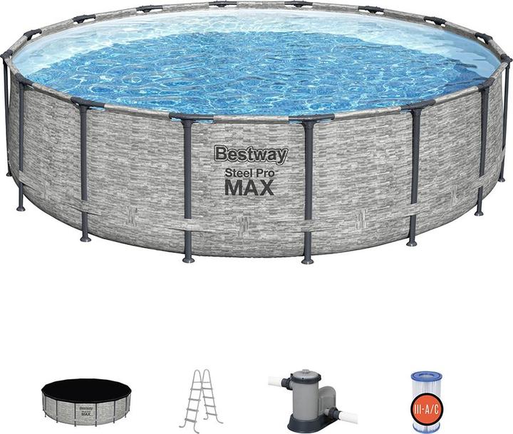 Actual product image Bestway Steel Pro Max Pool Set (Ø 488 x 122 cm)