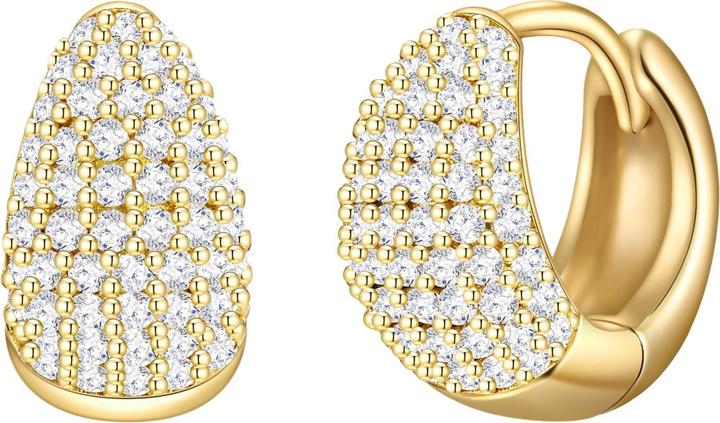 Immagine prodotto Glanzstücke München Donna Argento Sterling Cubic Zirconia Oro Giallo - 28973 (Argento)