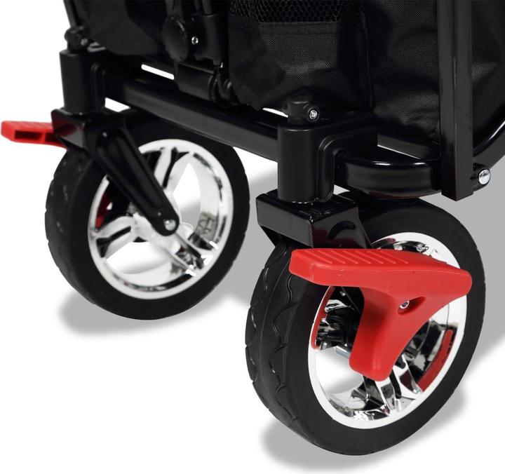 Produktbild Fuxtec Bollerwagen FX-CT500 "VfB Stuttgart"-Edition mit Sonnendach