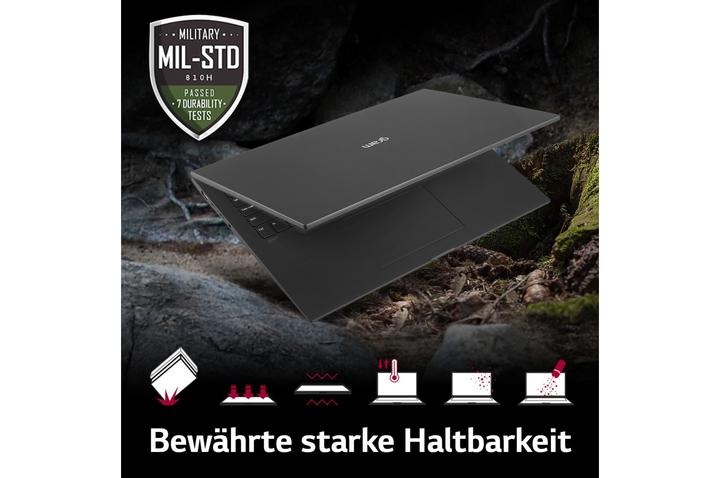 Image du produit LG Gram 16 (16", Intel Core i7-1360P, 16 Go, 512 Go, DE)