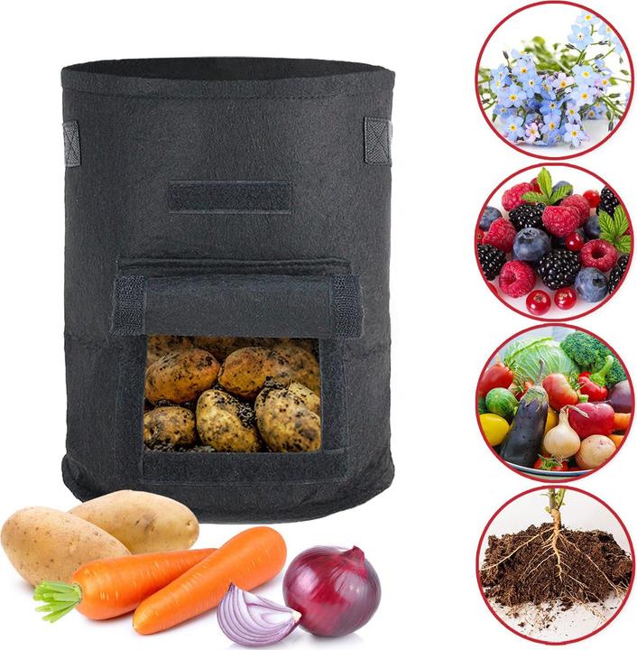 Image du produit Casativo Sacs de croissance pour plantes, lot de 10 (20 cm)