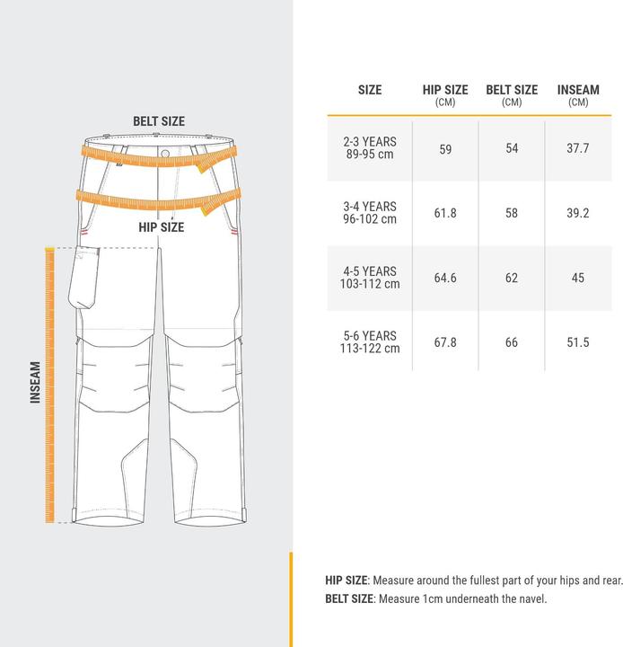 Produktbild Quechua Modulpant Mh500 Kid Fille (122)