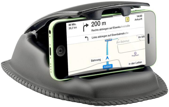Produktbild Lescars Universal-Mobilgeräte-Halterung für Armaturenbrett