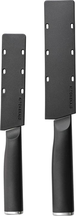 Image du produit KitchenAid Classic Santoku Set, 2 couteaux japonais en acier à haute teneur en carbone (18 cm)