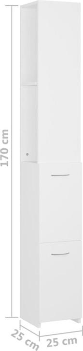 Actual product image VidaXL Aida (25 x 26.5 x 170 cm)