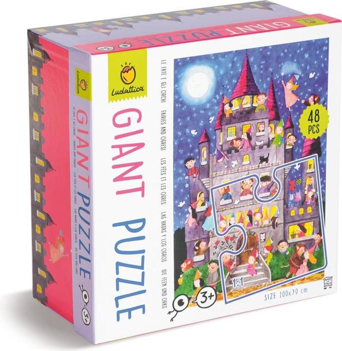Ludattica 48 Piece Puzzle - Giant Puzzle: The fairies and the ogres (48 Teile)