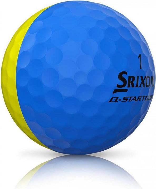 Actual product image Srixon Q-Star T3 Divide yellow-blue