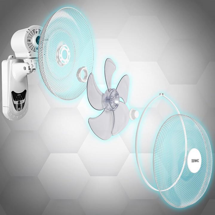 Image du produit Duronic Wandventilator FN55 WE mit Fernbedienung