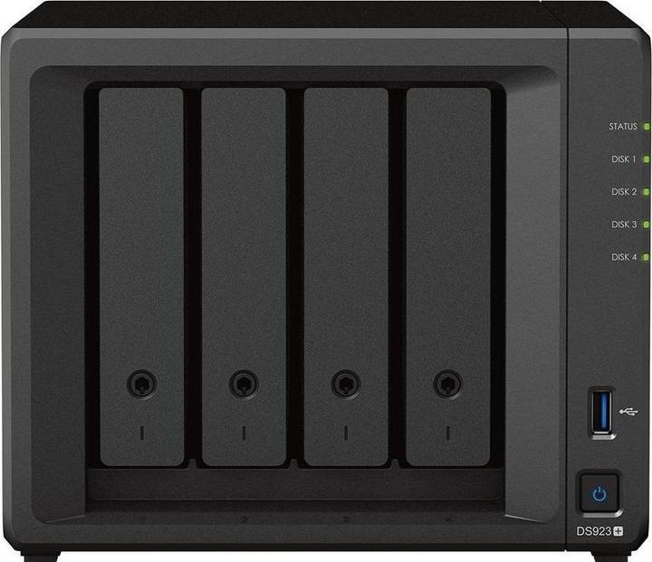 Actual product image Synology DS923+ (4 x 16 TB, Synology HAT 33xx)