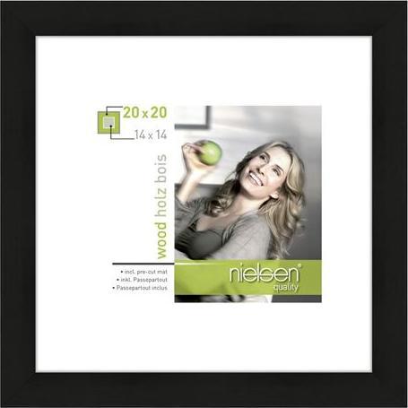 Nielsen Picture Frame 8988051 Apollon Black 20x20 / 14x14 cm (20 x 20 cm, 14 x 14 cm)
