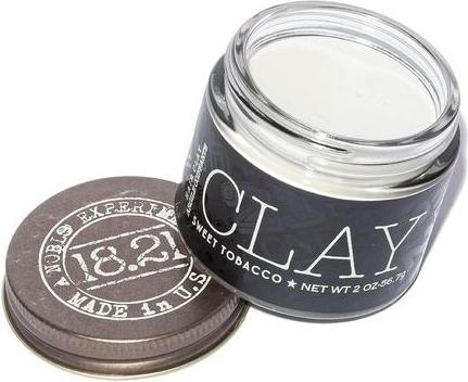 Actual product image 18.21 Man Made Clay Sweet Tobacco for Men 2oz (Hair gel)