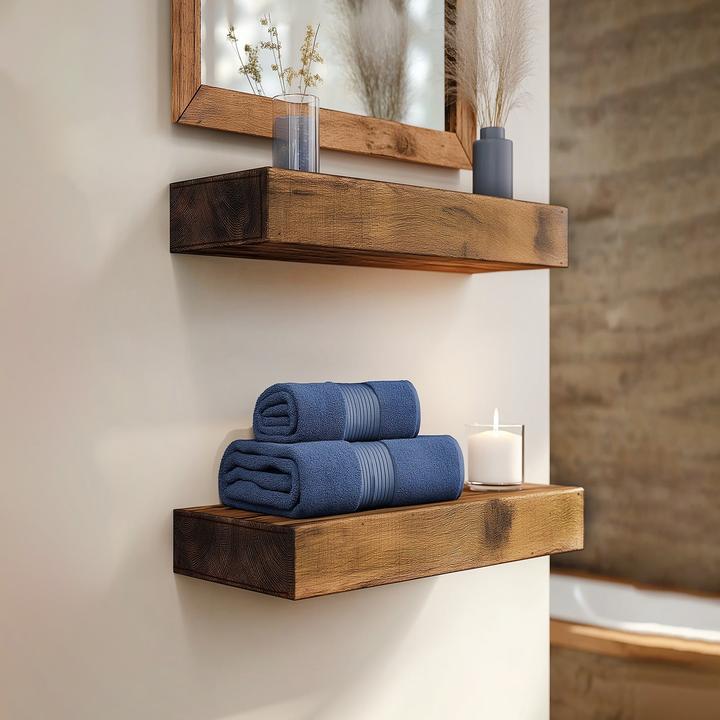 Immagine prodotto Hanah Home Rafect Two Decorative Wooden Wall Shelf