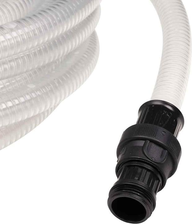 Actual product image VidaXL Saugschlauch mit PVC-Anschlüssen Transparent 1" 10 m PVC Schlauch (10 m, 26 mm)