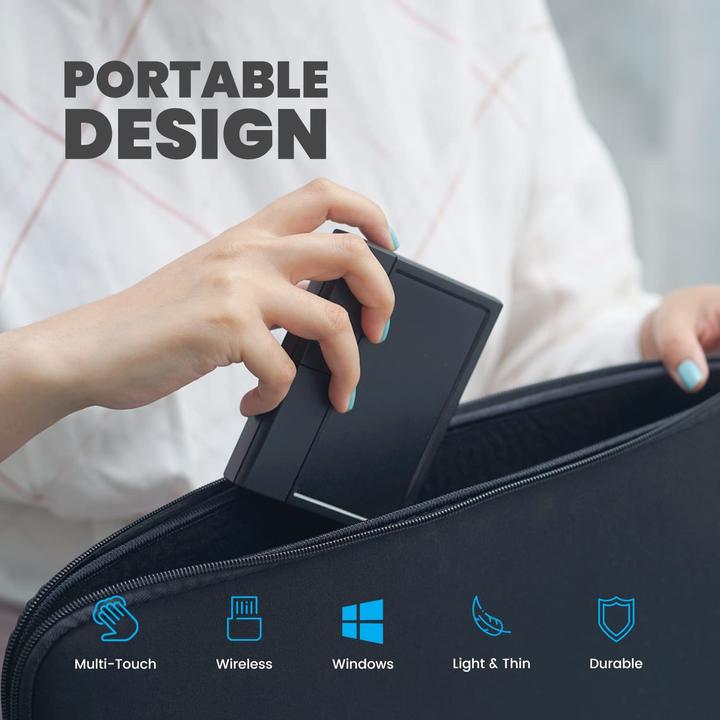 Produktbild Perixx PERIPAD-704, grosses kabelloses Touchpad, schwarz (DE, Kabellos)