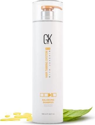 Actual product image Gk Hair Global Keratin Balancing Shampoo 1000ml 33.8 Fl Oz for Oily and Colour Treated Hair Deep Cleansing (1000 ml, Liquid shampoo)