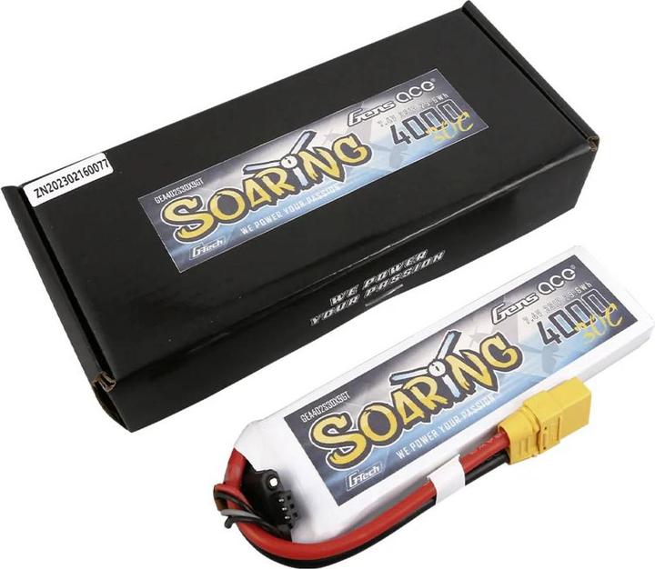 Image du produit Gens Ace Batterie G-Tech Soaring 4000mAh 7.4V 30C 2S1P XT90 (7.40 V, 4000 mAh)