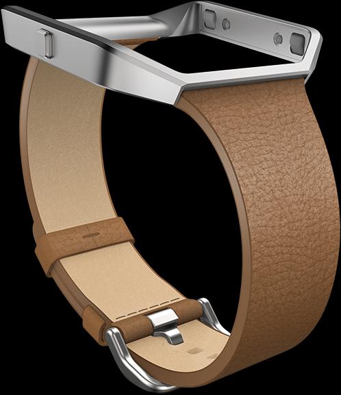 Actual product image Fitbit Blaze leather bracelet with frame (Genuine leather)