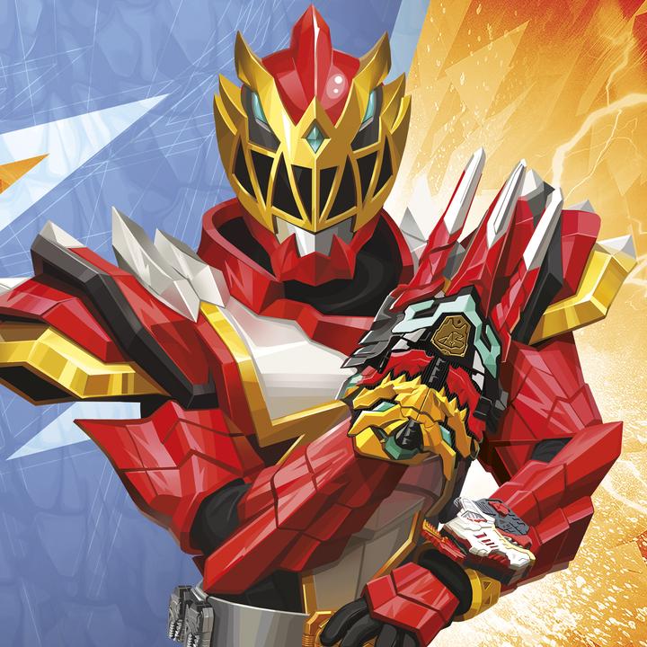 Actual product image Hasbro Power Rangers Dino Knight Morpher