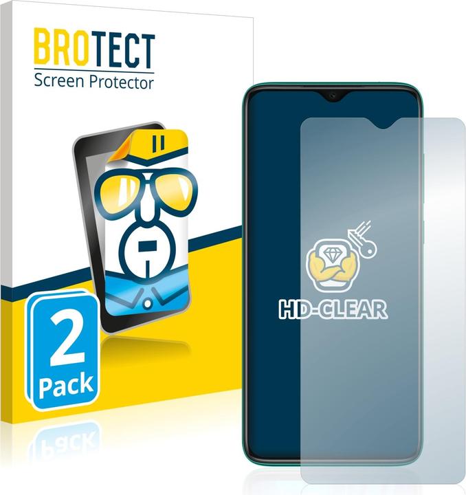 Produktbild BROTECT Schutzfolie Displayschutz Klar (2 Stück, Xiaomi Redmi Note 8 2021)