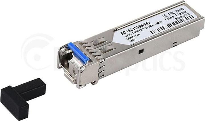 Actual product image BlueOptics Sophos SFP-BXU35-40KM compatible SFP BO15C3155640D