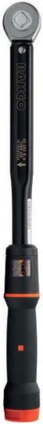 Produktbild Bahco Mechanischer Klick-Drehmomentschlüssel, einstellbar, mit Fensterskala & festem Durchsteck-Knarrenko (1/2", 60 Nm, 340 Nm)