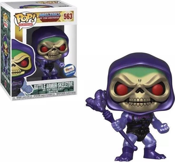Actual product image Funko DAMAGED BOX Pop Metallic Masters of the Universe Battle Armor Skeletor Limited Edition