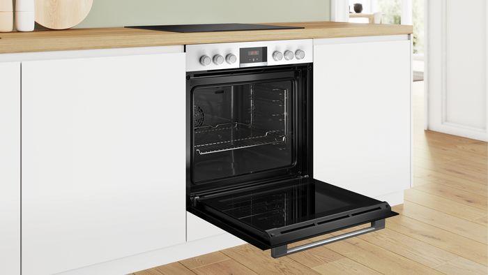 Produktbild Bosch Hausgeräte Einbau-Herd-Set, HEA513BW3 + NKN645GA2E, Einbau-Herd, Elektro-Kochfeld, HND411LW63