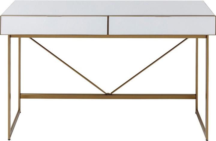 Produktbild Kare Design Schreibtisch Soran Gold 120x50cm (120 x 50 cm)