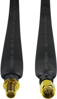 Actual product image Allnet Antenna cable/window feed-through R-SMA(m) <> R-SMA(f) 40cm (Window bushing)