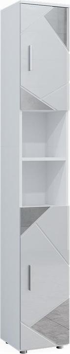 White high gloss with inserts