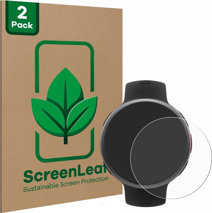 ScreenLeaf Schutzfolie nachhaltiger Displayschutz Display Schutz Folie Klar Transparent (Vantage V2)