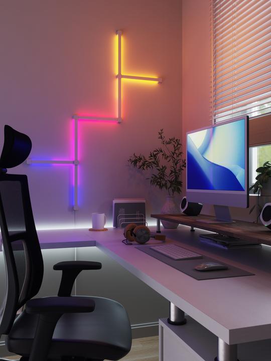 Produktbild Nanoleaf Lines Squared Starter Set (Mehrfarbig, 252 cm, Indoor)