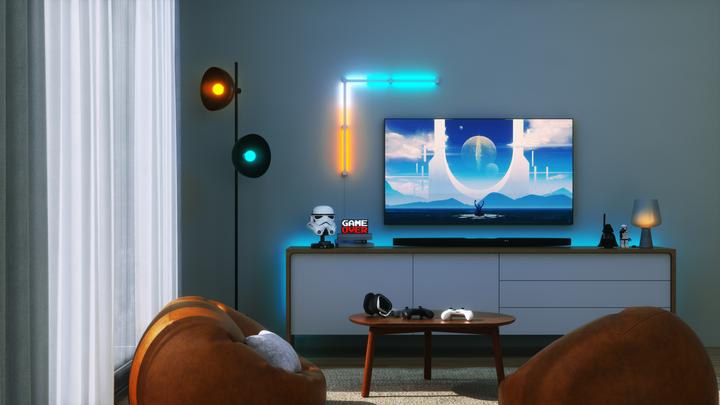 Produktbild Nanoleaf Lines Squared Starter Set (Mehrfarbig, 252 cm, Indoor)