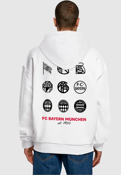 Immagine prodotto FC Bayern München Felpa con cappuccio ultra pesante Logo History - 117477 (L)
