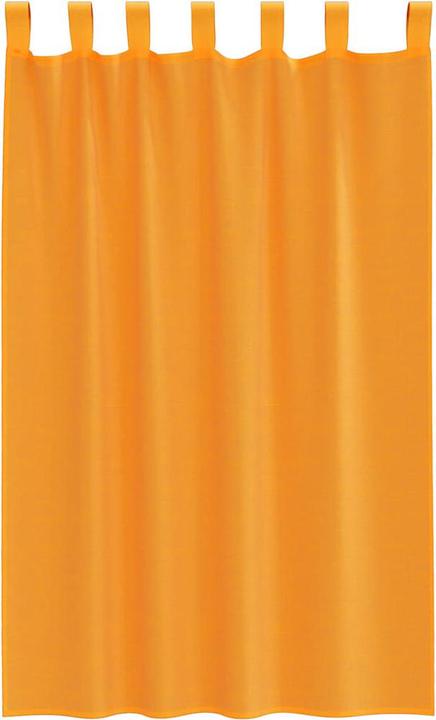 Produktbild VidaXL Voile Vorhänge mit Schlaufen 2 Stk. Orange 140x175 cm (140 x 175 cm)