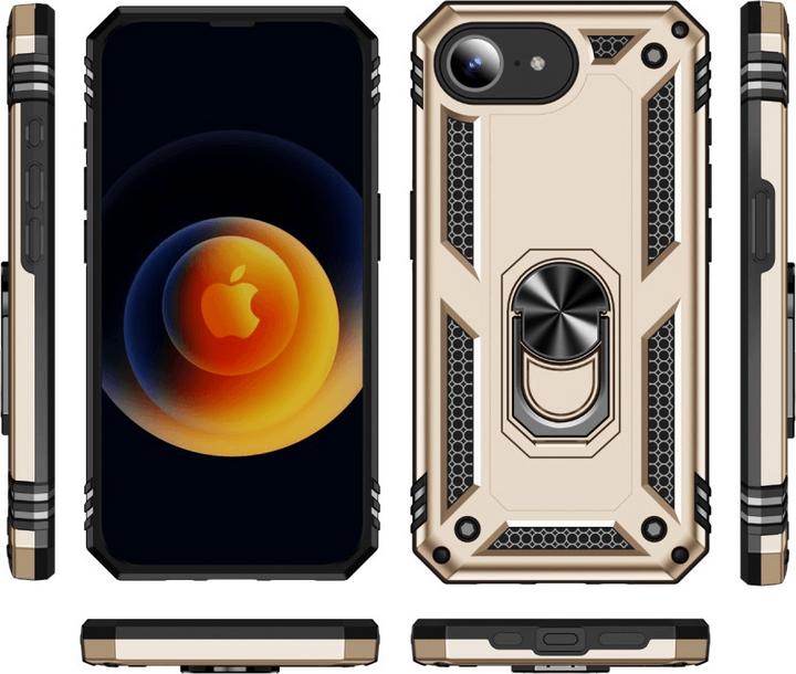 Actual product image Cover-Discount iPhone 16e - Robustes Back Cover mit Kickstand (Apple iPhone 16e)