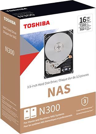 Actual product image Toshiba N300 NAS hard disk (8 TB, 3.5", CMR)