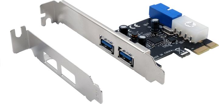 Exsys Scheda GmbH PCIe USB 3.2 Gen 1 con 2+2 porte (chipset VIA)