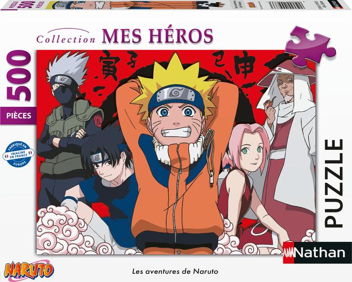 Produktbild Nathan Puzzle 500 pieces Naruto's Adventures (500 Teile)