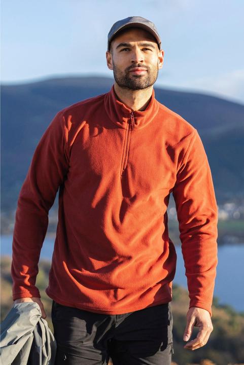 Immagine prodotto Mountain Warehouse Camber II Felpa in Pile Mezza Cerniera Uomo (XS)