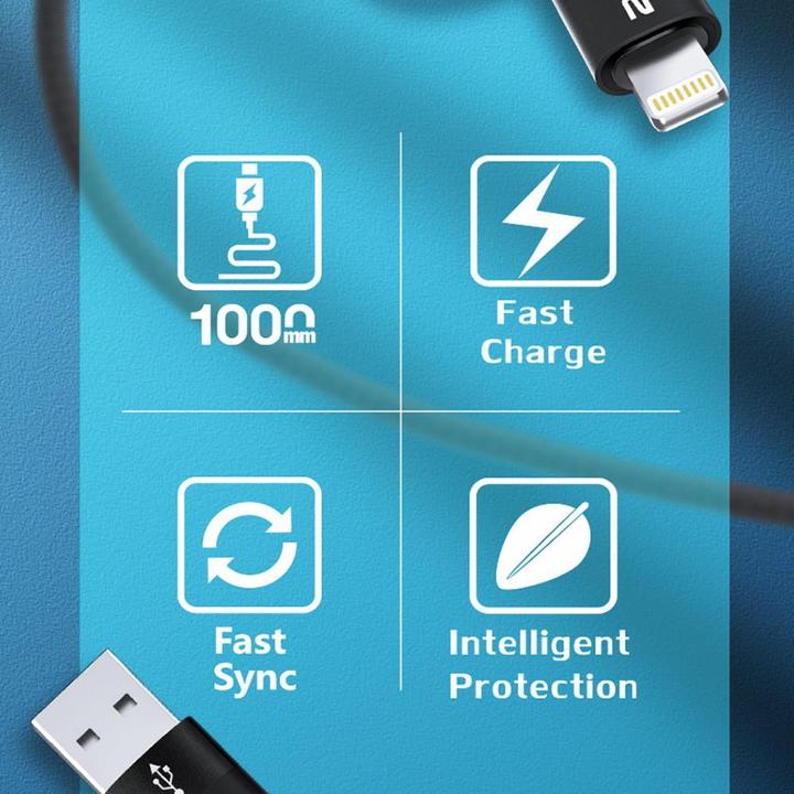 Immagine prodotto Wozinsky WNBAA 4in1 2x USB-C 1x USB-A 1x Lightning 60W 1 m - nero (1 m, USB 2.0, 60 W)