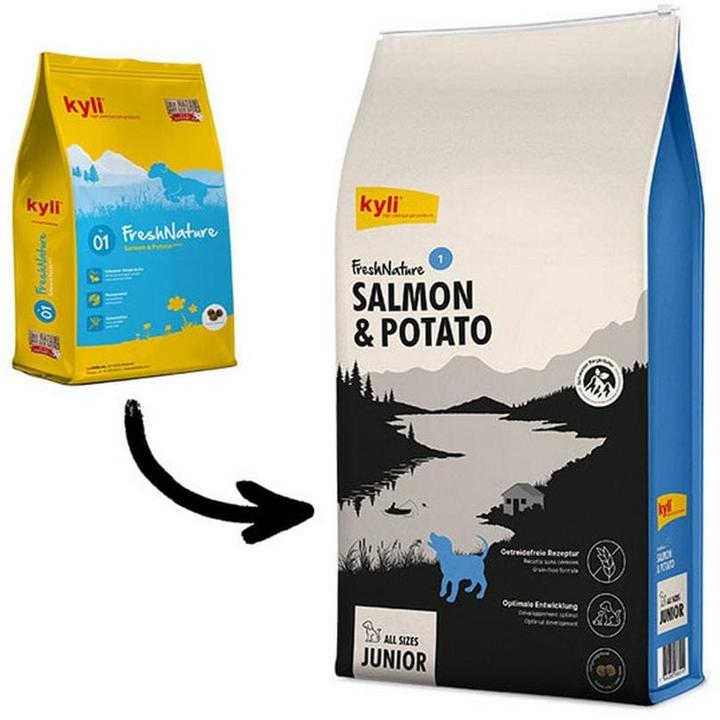 Produktbild Kyli FreshNature Nr. 1 Salmon & Potato Junior (Junior, 12 Stk., 12000 g)