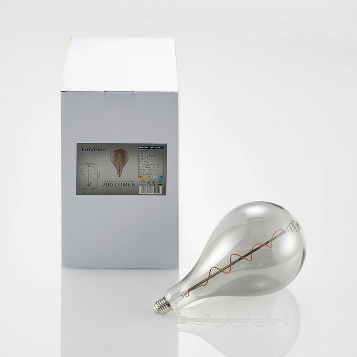 Actual product image Lucande Lamp (E27, 4 W, 100 lm, 1 x, G)