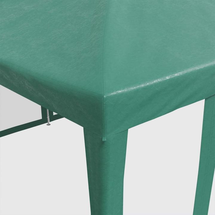 Produktbild VidaXL Partyzelt Pavillon Festzelt mit 10 Mesh-Seitenteilen Grün 6x4m HDPE (600 cm, 400 cm)