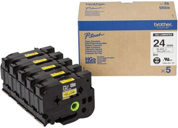 Produktbild Brother P-Touch (2.40 cm, Schwarz)