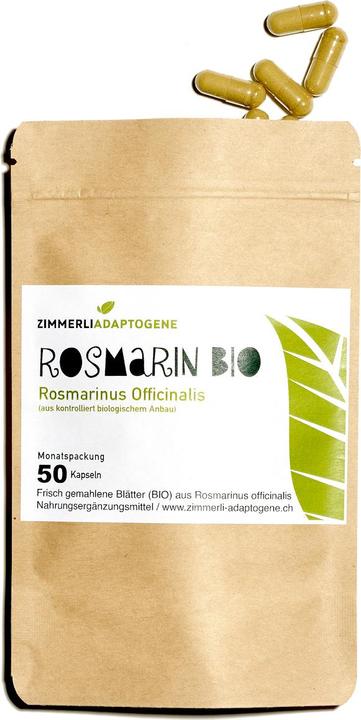Zimmerli Adaptogene Rosmarin Kapseln (BIO) 50 Kapseln (1 Stück, Kapseln, 25 g)