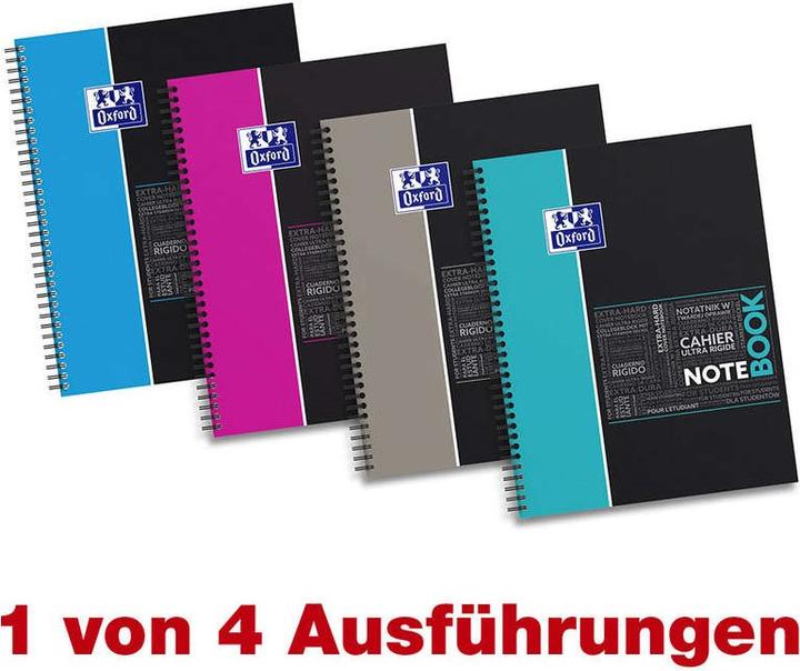 Produktbild Oxford Collegeblock Notebook (A4+, Liniert, Harter Einband)