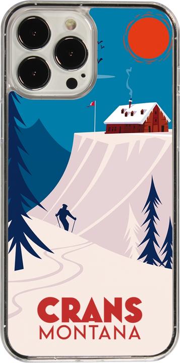 Actual product image PhoneLook Cover transparent Crans-Montana Cabane (Apple iPhone 13 Pro Max)