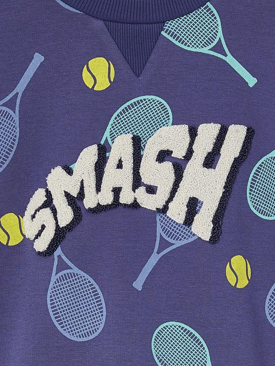 Immagine prodotto Vertbaudet Jungen Sport-Sweatshirt mit Tennis-Print und Recycling-Polyester (104)