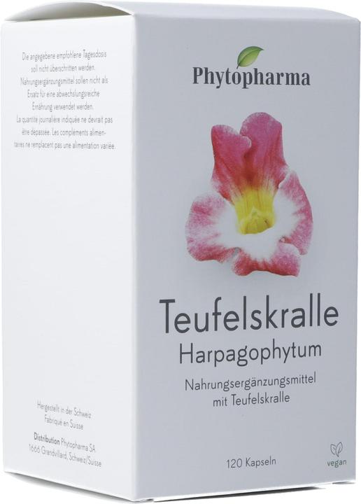 Phytopharma Teufelskralle (120 Stück, Kapseln, 104 g)